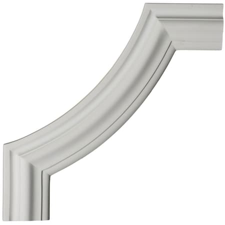 Ekena Millwork Panel Molding Corner, Polyurethane, 12 in H, 12 in W PML12X12PO